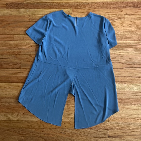 BCBG Nalia Light Blue Blouse - Picture 8 of 11